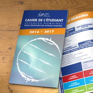 création d’une brochure pour le nouvel étudiant en sciences humaines – profil découverte